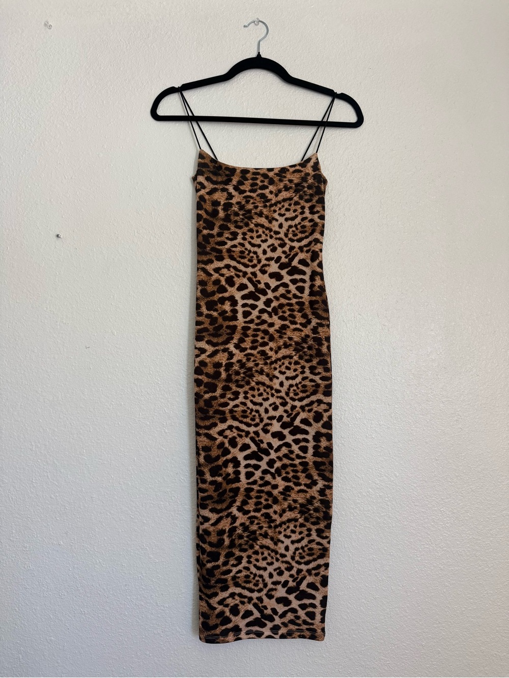 Naked Wardrobe Leopard Stretchy Dress